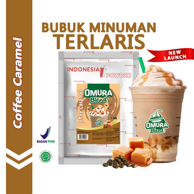 

OMURA Blend Bubuk Minuman Premium Rasa Coffee Caramel / Kopi Karamel Powder Drink 1 Kg Omura Powder