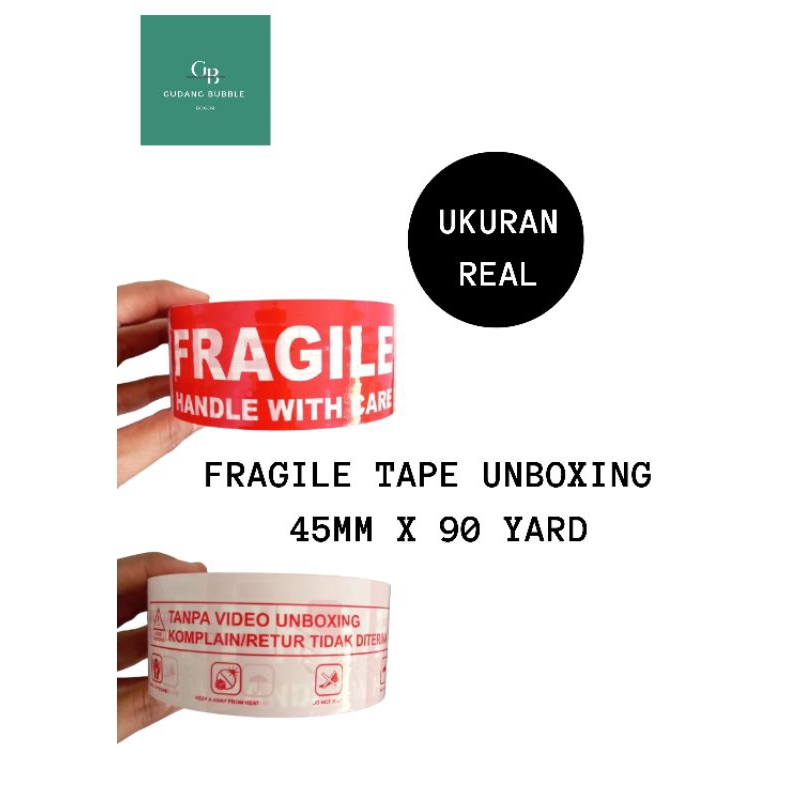 

FRAGILE TAPE UNBOXING 90YARD