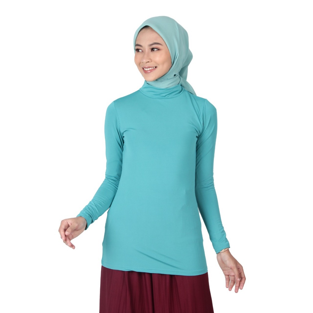 Zoya Inner Agave - Manset Baju Atasan Lengan Panjang - Bahan Breeze Flex