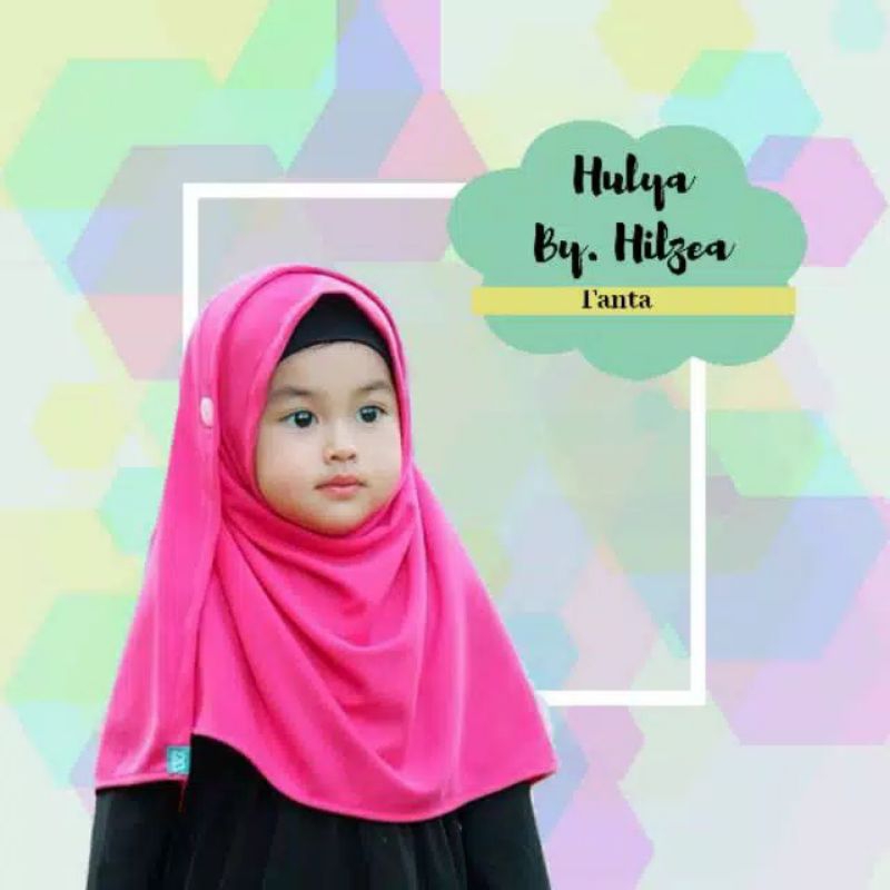 Pastan Anak Hulya by Hilzea Pashmina Instant Anak Polos Kerudung Langsung Jilbab Tanpa Peniti