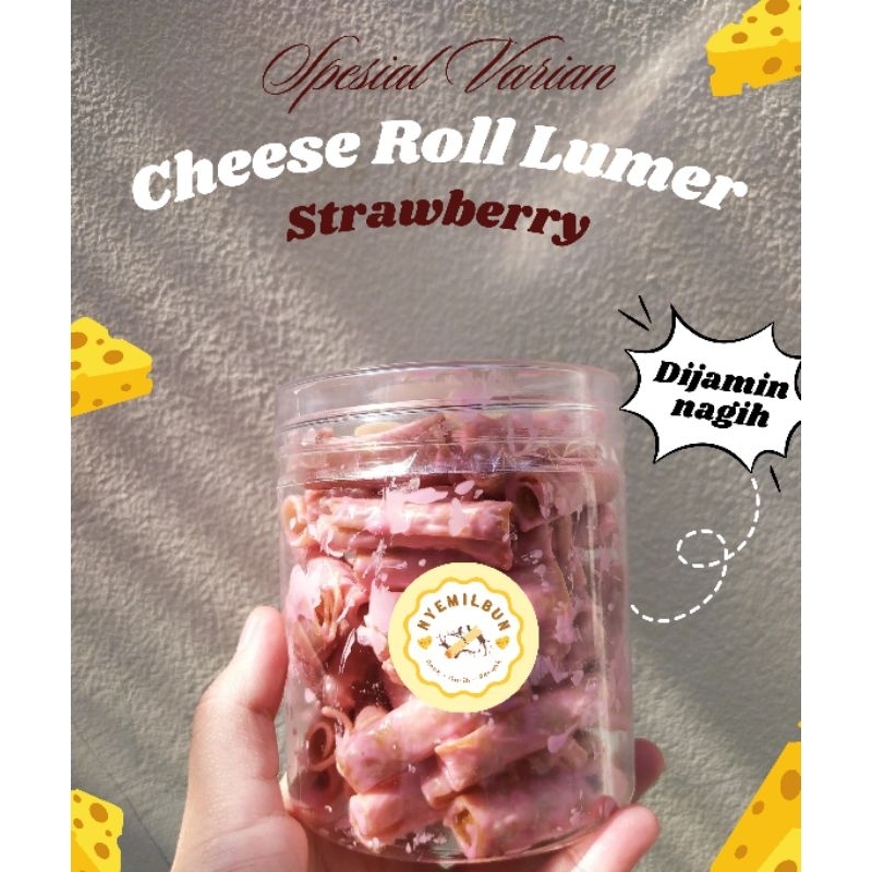 

cheese roll lumer nyemilbun (Strawberry)