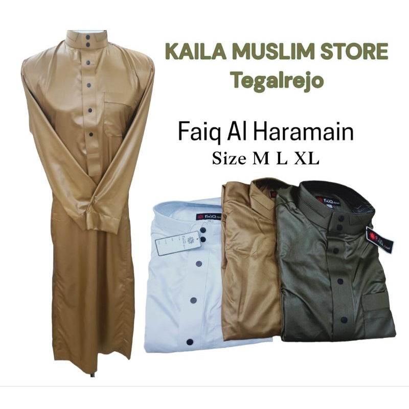 Gamis Jubah Muslimin Pria | gamis al haramain | katun minyak