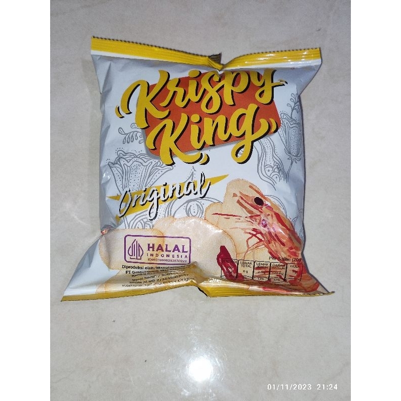 

Krispy King Krupuk Udang 42 Gram Original