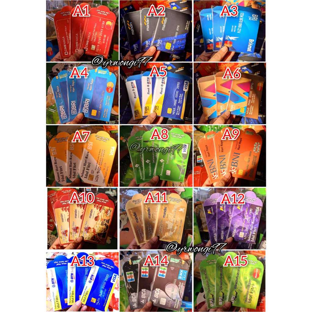 

[PILIH MOTIF] Amplop Lebaran Medium Isi 10pcs Motif ATM [TOTAL ORDER DIBAWAH 10RB TIDAK DIPROSES]