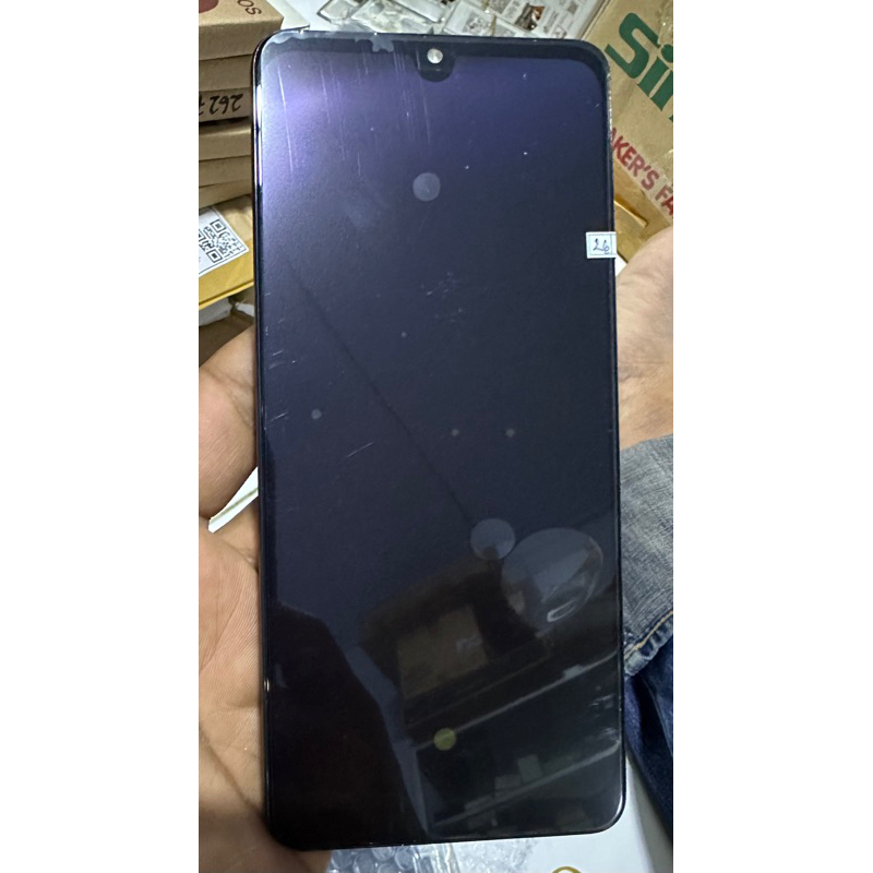 lcd touchscreen samsung A32 2020/A325F 4G original copotan/oled fingerprint on