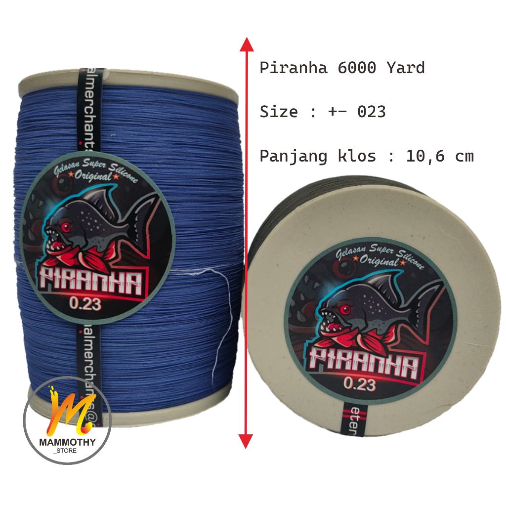 Gelasan Tertajam Piranha 6000 Yard 0.23 Tajam