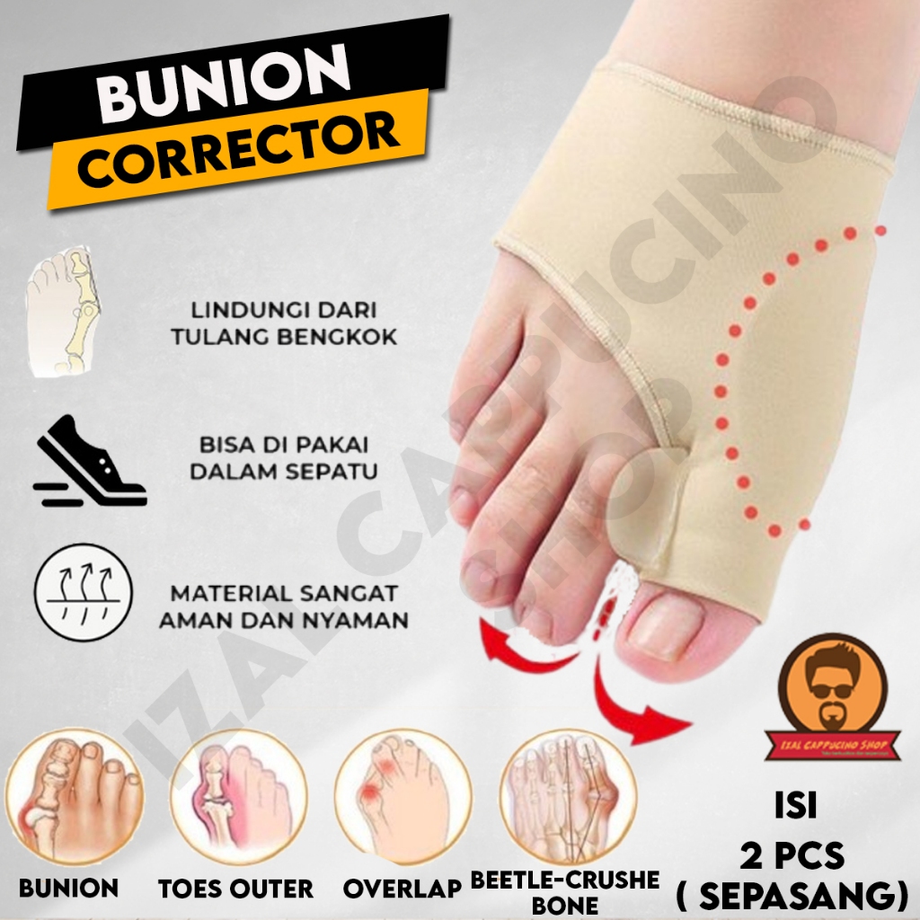 Korektor Jempol Kaki / Korektor Tulang Jempol Kaki / Bunion Corrector / Jari Kaki Bengkok / Hallux V
