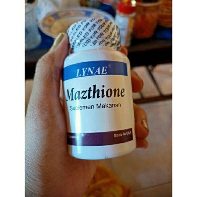 MAZTHIONE LYNAE ASLI 100% ORIGINAL OBAT PEMUTIH BADAN TUBUH AMPUH TERBUKTI KHASIATNYA BPOM