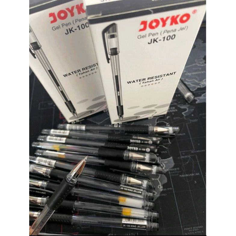 

Diskon Flash (12pcs) Joyko JK-100 pulpen gel