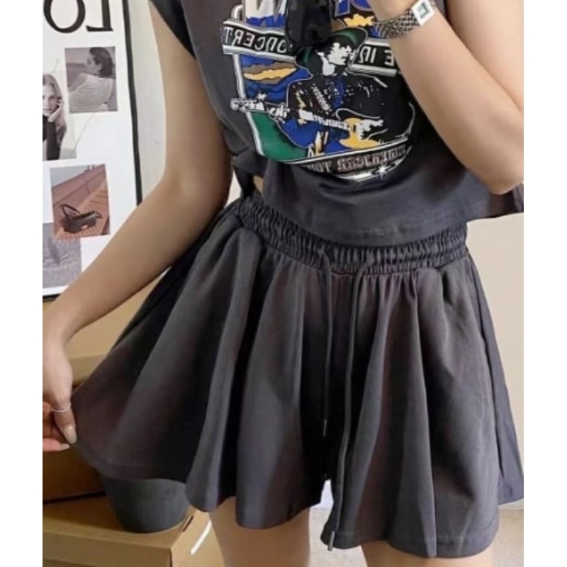 rok lebar - rok celana - celana rok - celana pendek jumbo - skirt - celana bangkok