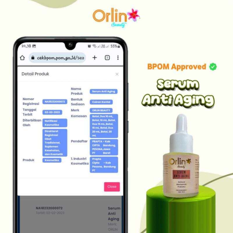 SERUM FLEK ORLIN /ORLIN BEAUTY/ FLEK