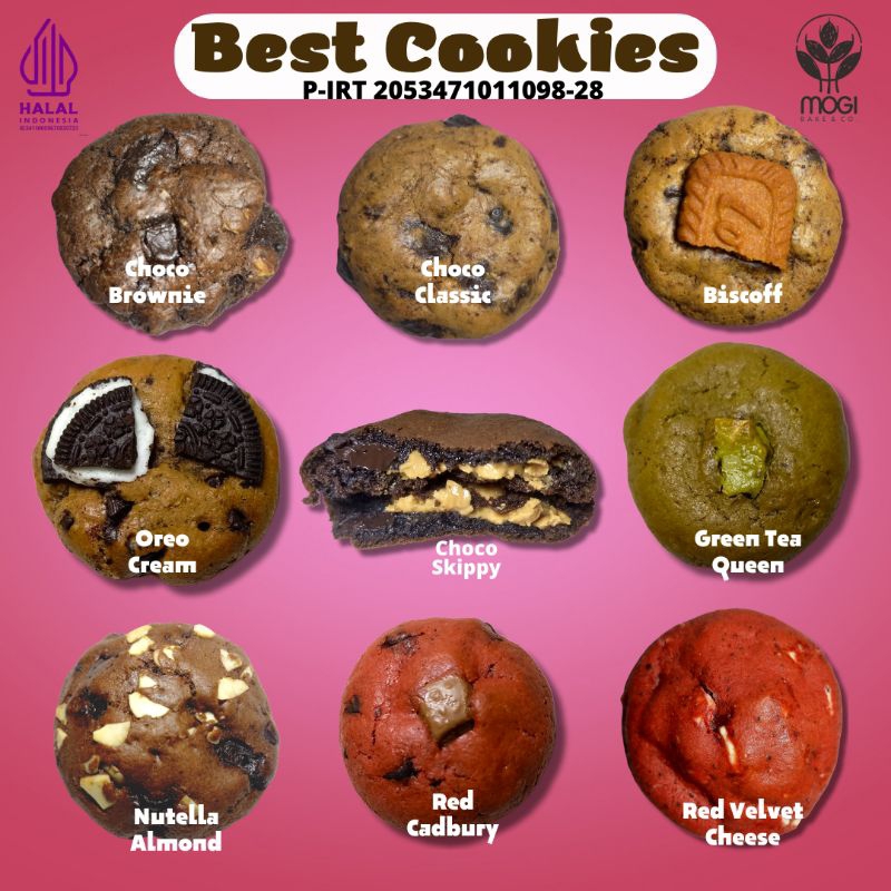 

Best Soft Cookies By Mogi Bake&Co. ( Buy 5 cookies Free 1)min. 2pcs