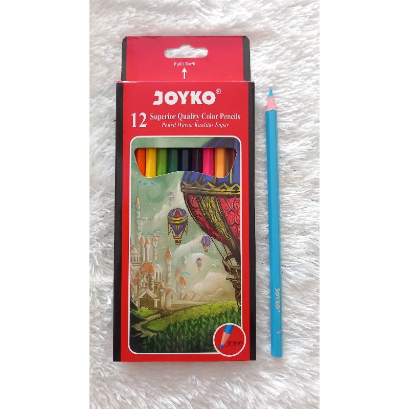 

Pensil warna Joyko CP-100 Color pencils 12 warna