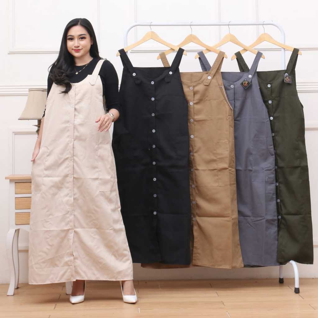 Meggie Overall Wanita korean Style overall wanita dress