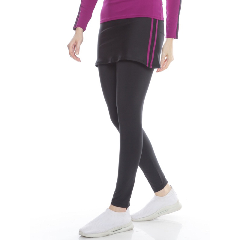 Legging Rok Olahraga Wanita Span Sport Jogging Renang senam