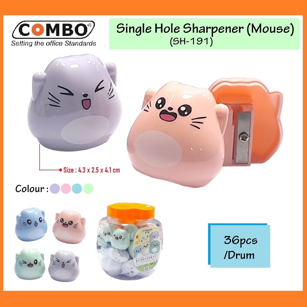 

Serutan Pensil Lucu / Rautan Pensil Imut / Manual Pencil Sharpener SH-191 / Peruncing Pensil / Serutan Pensil Manual