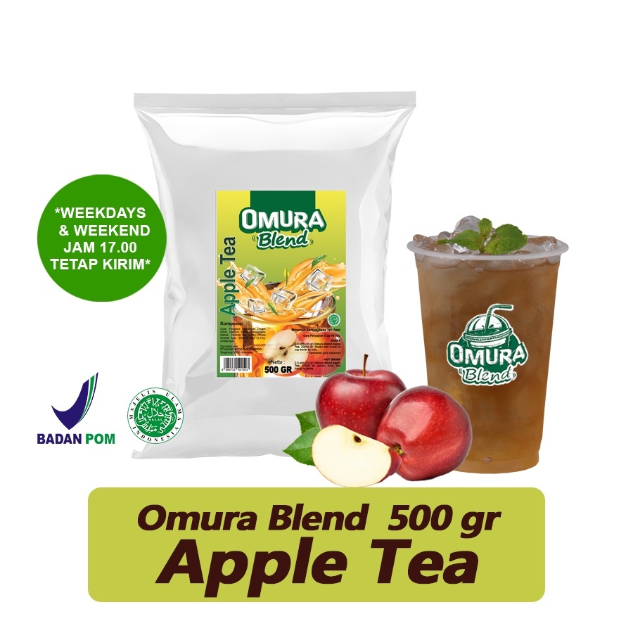 

Bubuk Minuman Premium Rasa Apple Tea / Apple Tea Mix Gula 500Gr - NUSANTARA POWDER - BLEND
