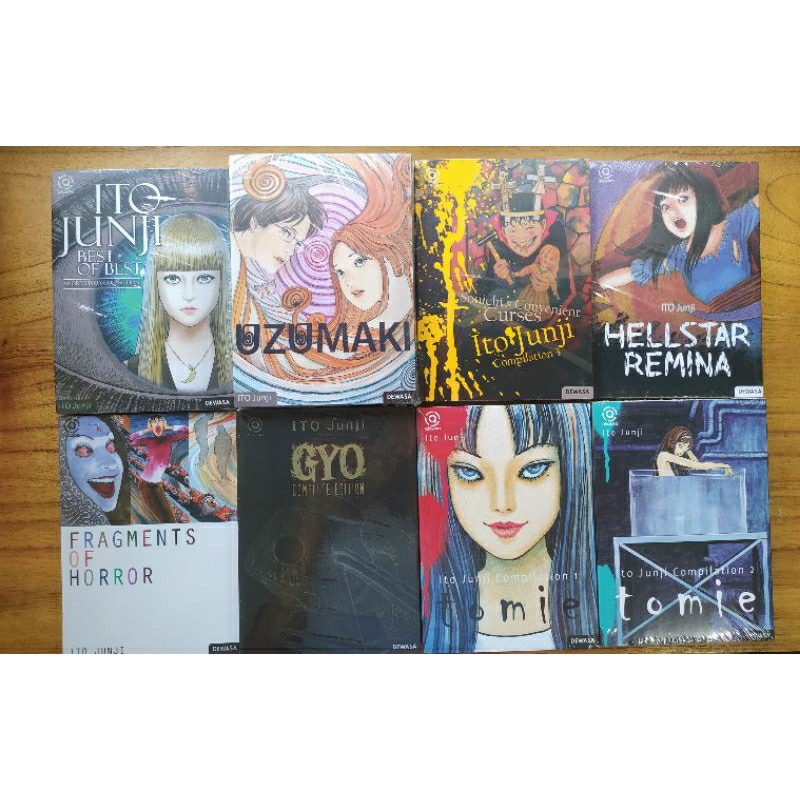 Komik Ito Junji Compilation 1 / 2 / 3 / 4 / Tomie / Souichi's Convenient Curses/ Best of Best Short 