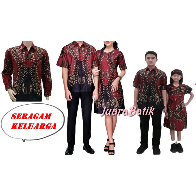 Set Baju Keluarga Dress Batik Set Couple Family Dress Batik Jumbo Set Couple Keluarga Set Dress