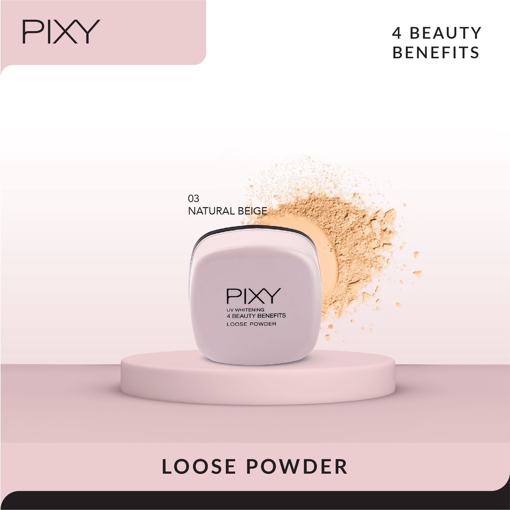 PIXY Loose Powder 4 Beauty Benefits 12gr SPF 15++ || Bedak Tabur Pixy || Original BPOM