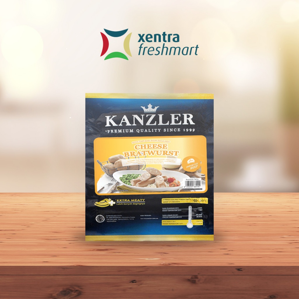

Kanzler Chesse Bratwurst (5 pcs)
