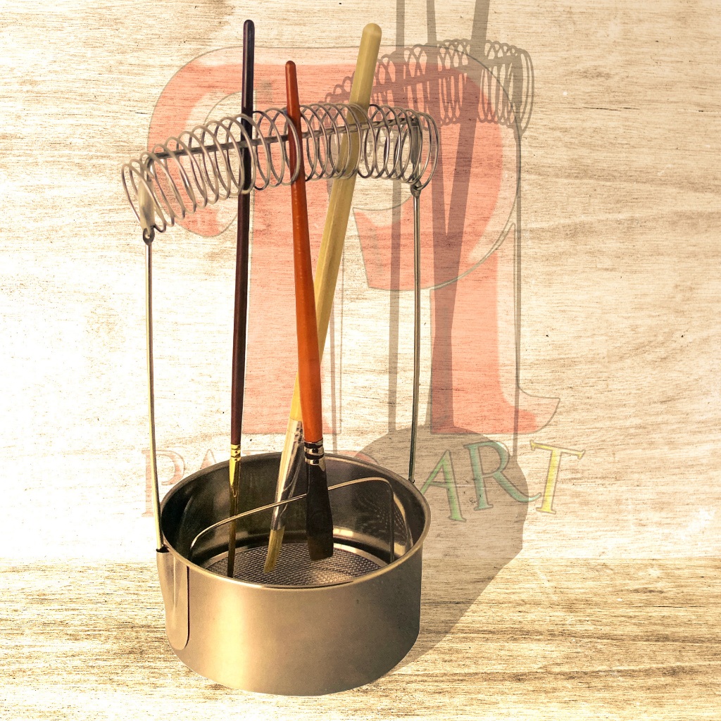 

Brush Washer Signature Stainless Steel / Palet Lukis / Pembersih Kuas