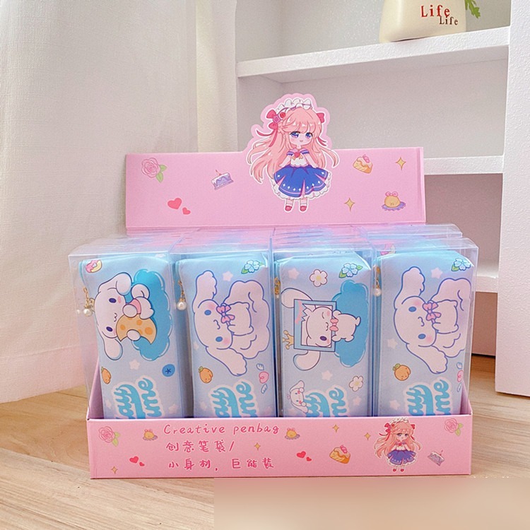 

TEMPAT PENSIL PU MUTIARA SANRIO | PENSIL BAG | TEMPAT PULPEN | TEMPAT PEN | KOTAK PENSIL LUCU | KUROMI | MELODY | CINAMOROL | PENSIL CASE SANRIO