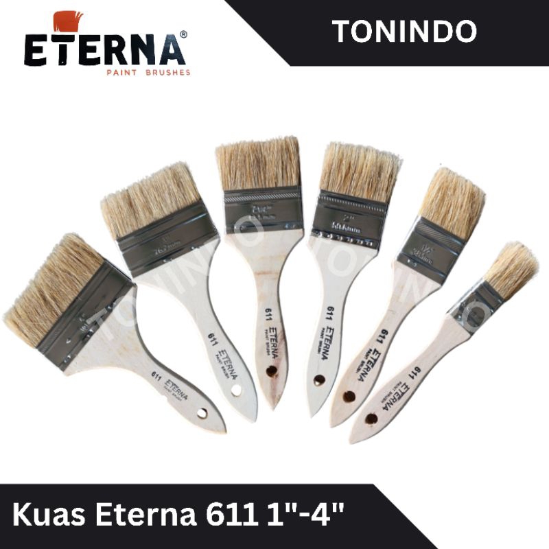 Kuas Cat Eterna 611 1inch - 4inch