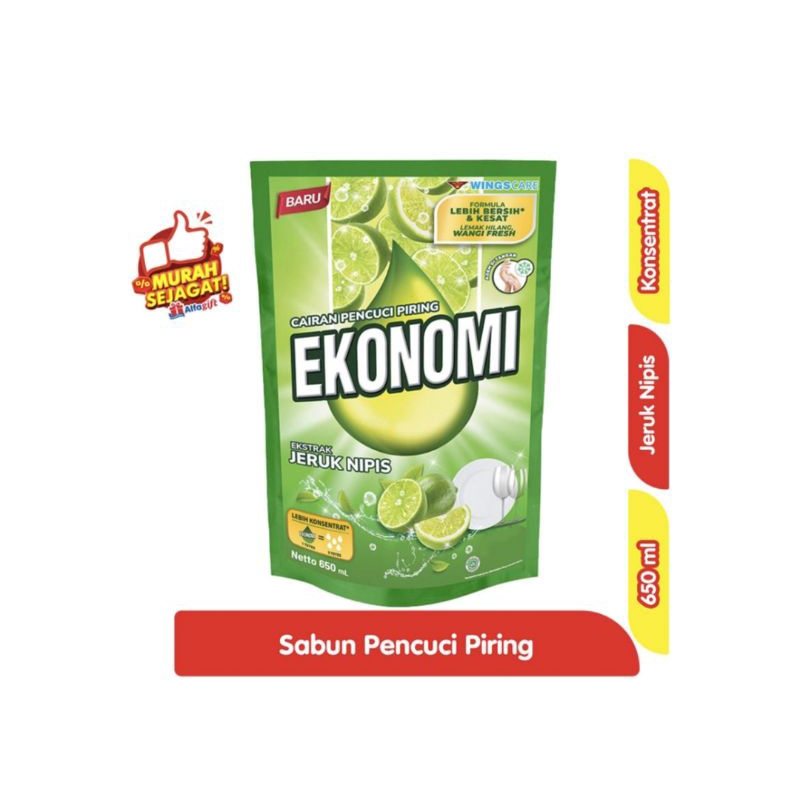 sabun cuci piring ekonomi 650ml +packing dus