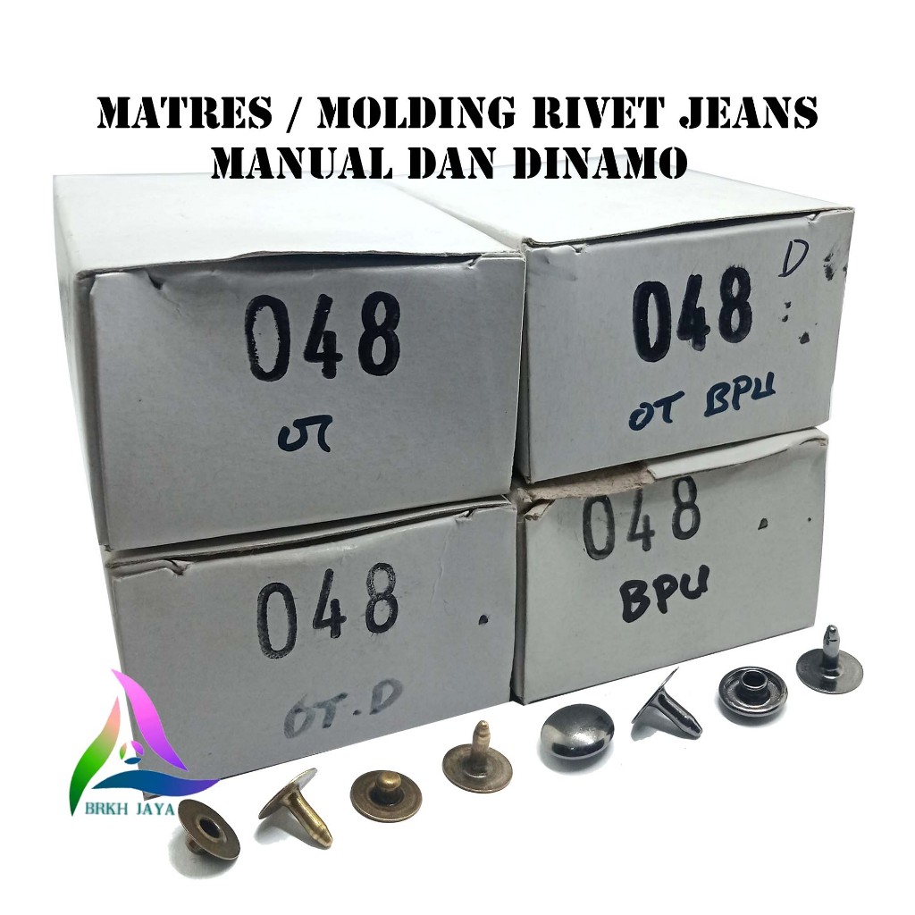 MATRES RIVET JEANS TOPI / MOLDING RIVET JEANS BAPAU 048