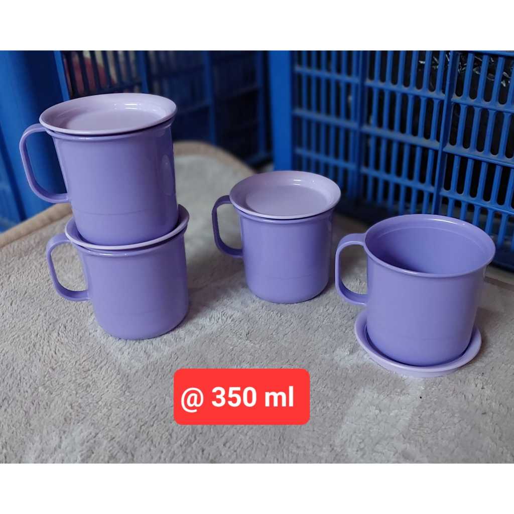 Hydrangea Mug Tupperware 350 ml (bijian)