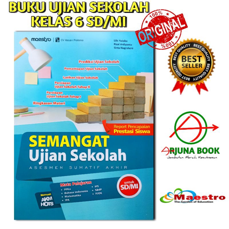 BUKU SEMANGAT Ujian Sekolah US MAESTRO SD/MI Kelas 6