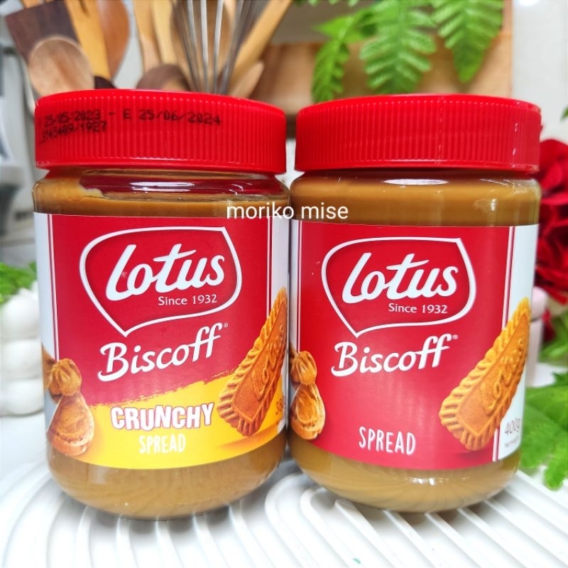 

selai lotus biscoff crunchy spread 380 gr / smooth spread 400 gr selai biscoff lotus spread caramel biscuit