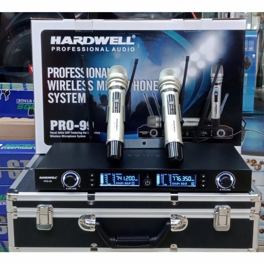 Mic Wireless HARDWELL PRO 99 Handheld original hardwell Pro99