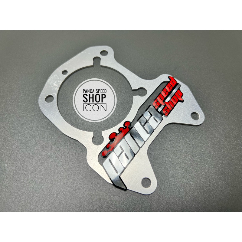 PAKING BLOK BAWAH ALMUNIUM SPS THAILND BEAT SCOOPY SPACY KARBU TEBAL 1MM 2MM 3 MM