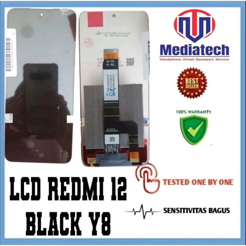 LCD REDMI 12 BLACK Y8
