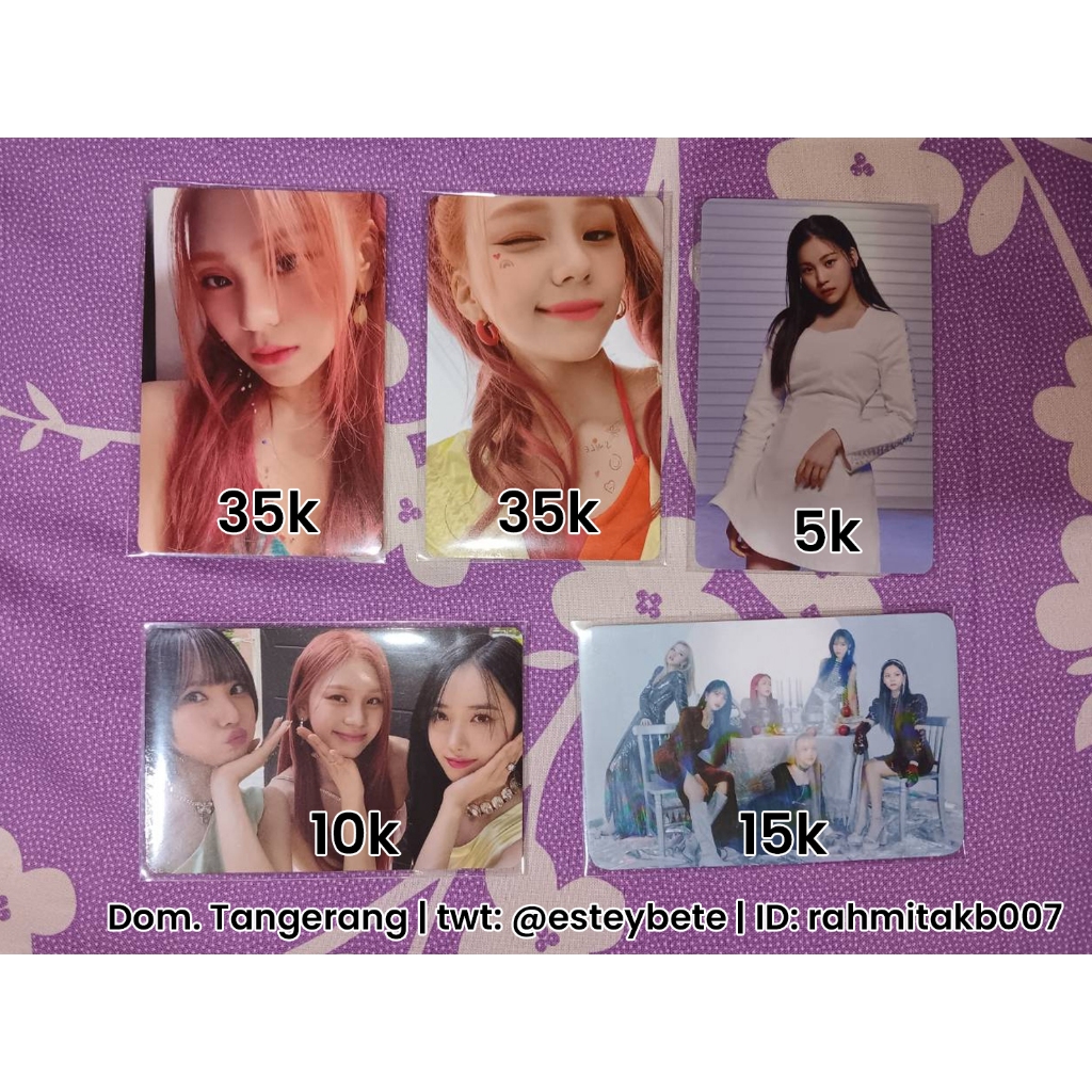 PHOTOCARD GFRIEND - SOWON YUJU UMJI