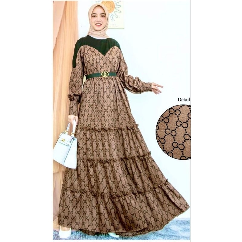 (LABEL EXTU) khanisa gamis dress gucci belt 37301