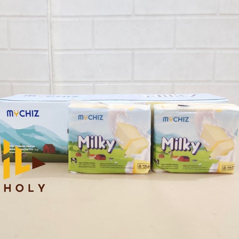 

Keju MYCHIZ (MILKY) 250gr / MILKY Keju Parut Mychiz