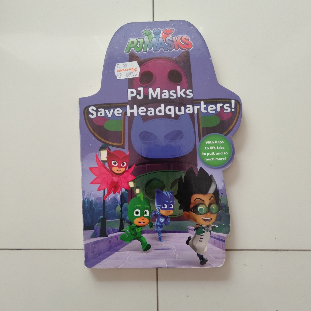 [PRELOVED] Buku Anak Berjudul  "PJ MASKS Save Headquarters" [A064]