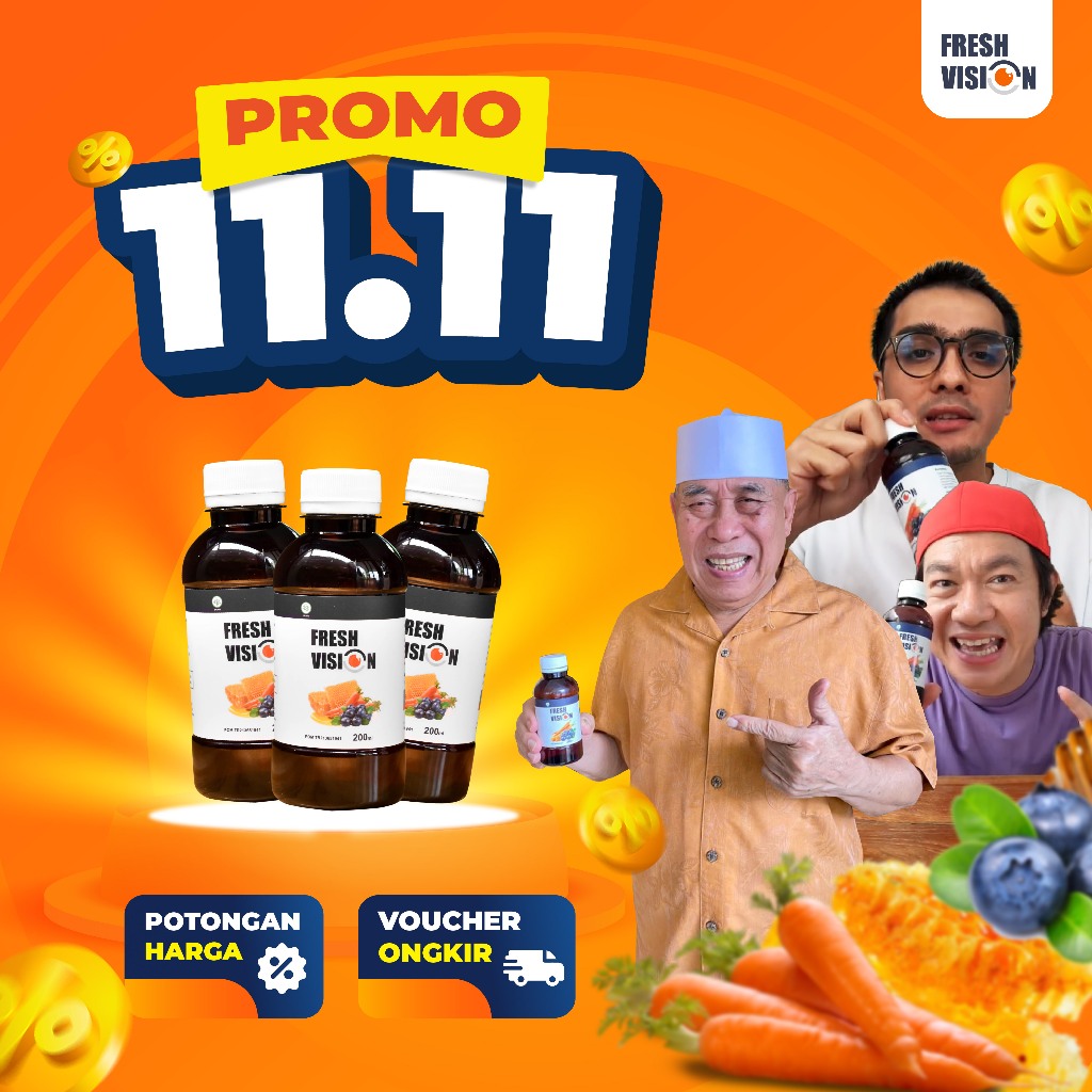 Paket 3 Botol Fresh Vision - Mata Fresh Bebas Beraktivitas