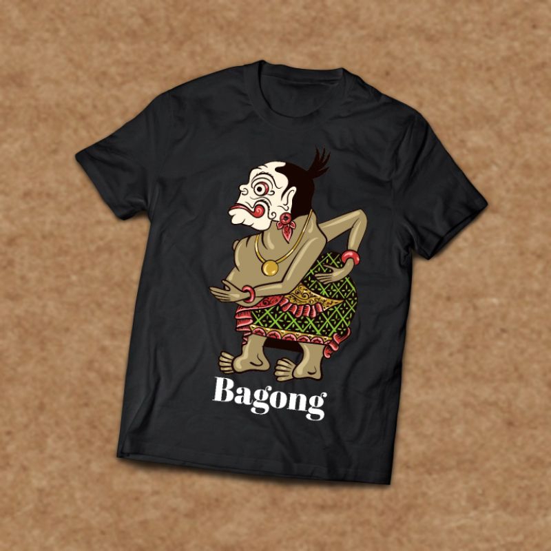 Kaos Wayang Dewasa  Punakawan Semar Gareng Petruk Bagong