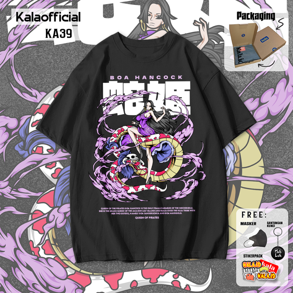KAOS BOA HANCOCK NAMI ROBIN | KAOS CEWE | KAOS JEPANG ANIME MANGA | Kaos ONE PIECE | GEAR 5 |GEAR FI