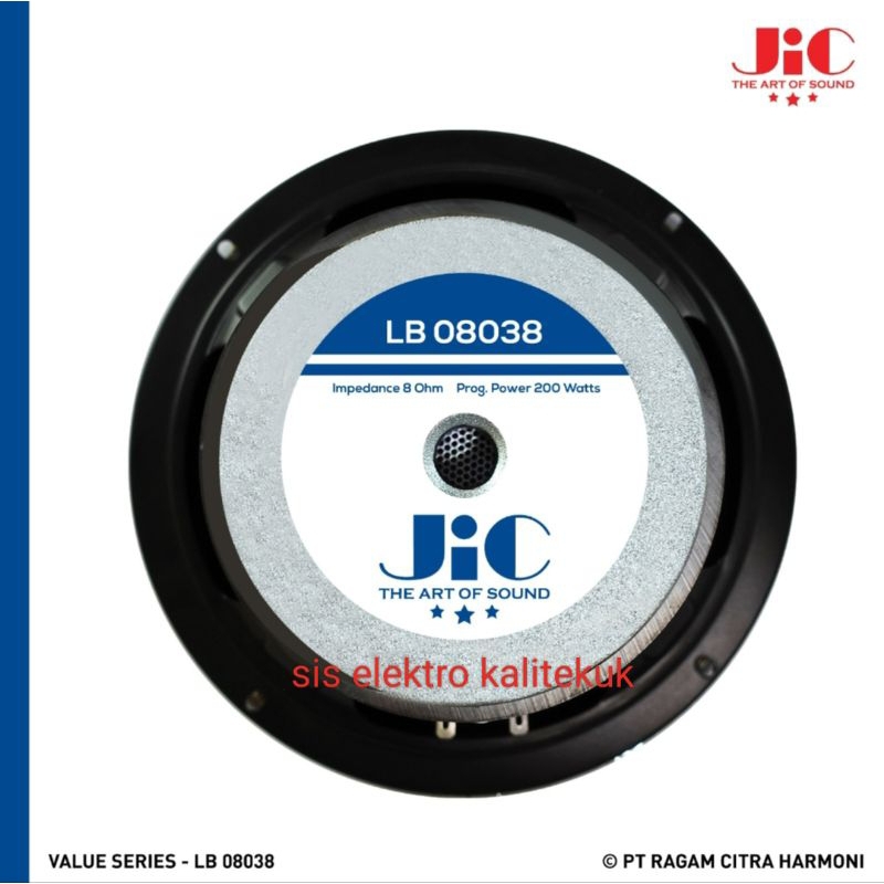 Speaker 8 Inch JIC LB 08038