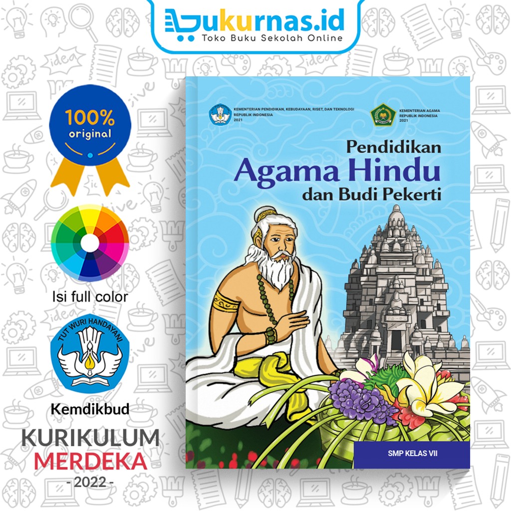 Buku Pendidikan Agama Hindu SMP Kelas 7 Kurikulum Merdeka Kurmer