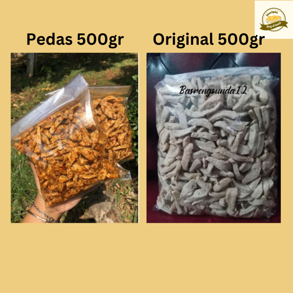 

Kiweriyuk - Paket Hemat 1kg Dapat Ori +pedas Ukuran 500gram