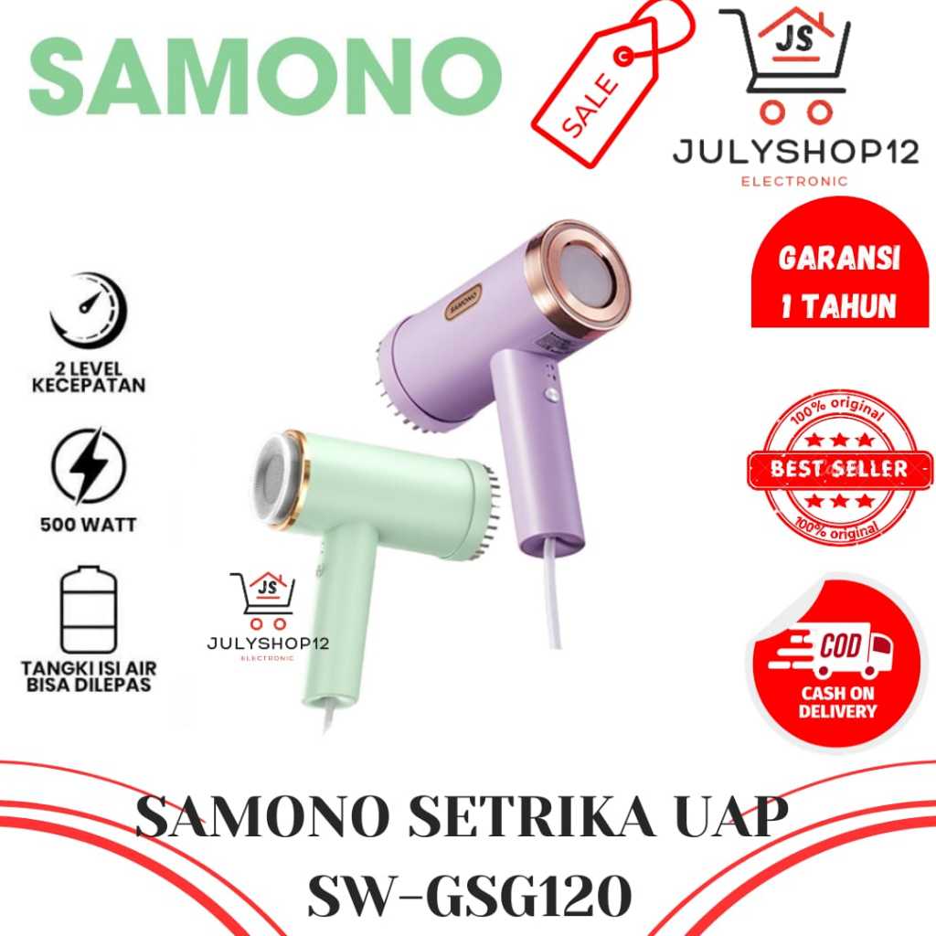 SAMONO TYPE SW-GSG120 / SETRIKA UAP SW GSG120 / GARANSI 1 TAHUN