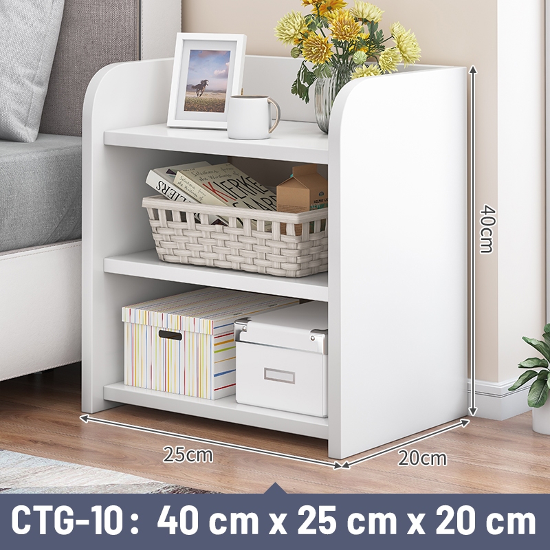 Promo Meja Kecil Kayu Nakas Minimalis Rak Kecil Meja Disamping