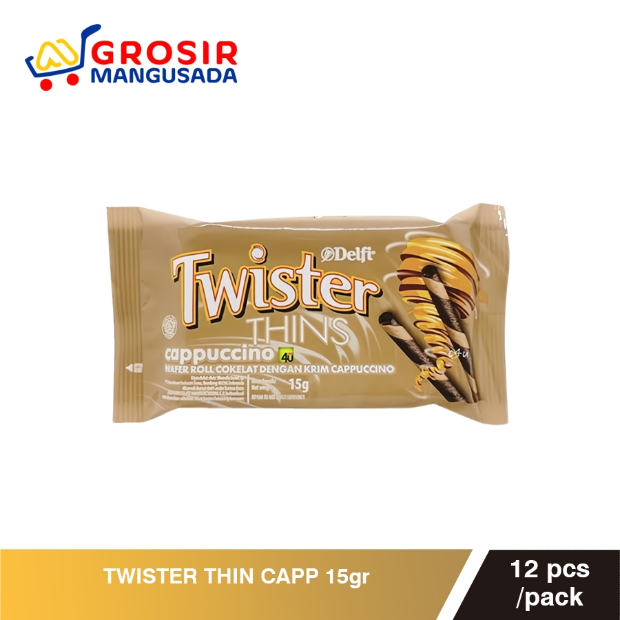 

Grosir 12 pcs Delfi Twister Thin Cappuccino 15 gr