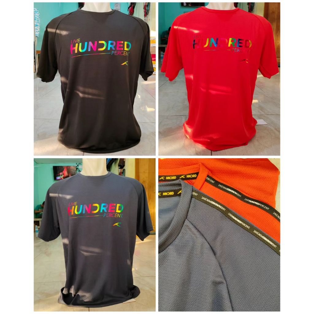 Jersey Badminton Bulutangkis Hundred Live Percent